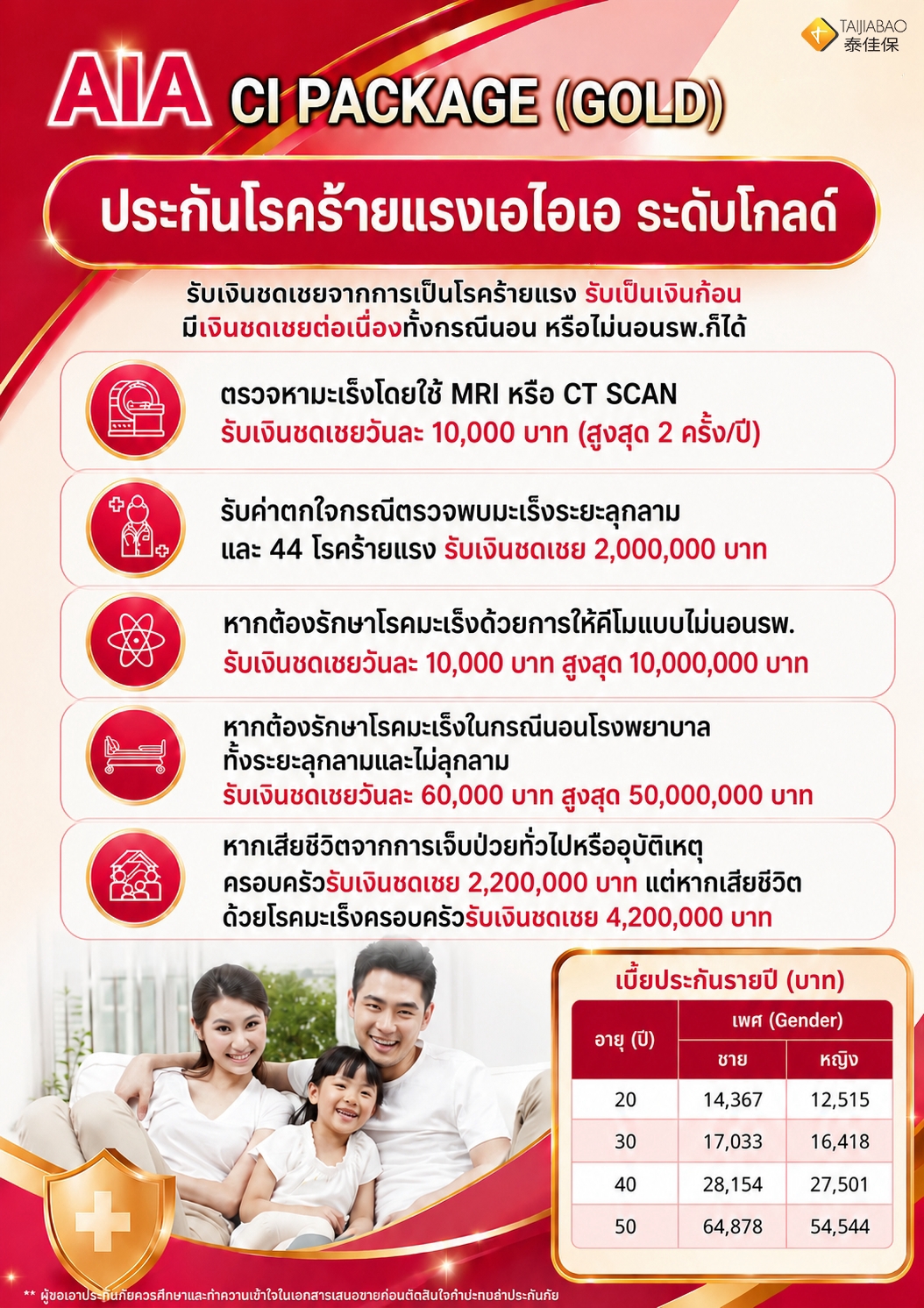 ภาพรวมแบบแผน ระดับโกลด์