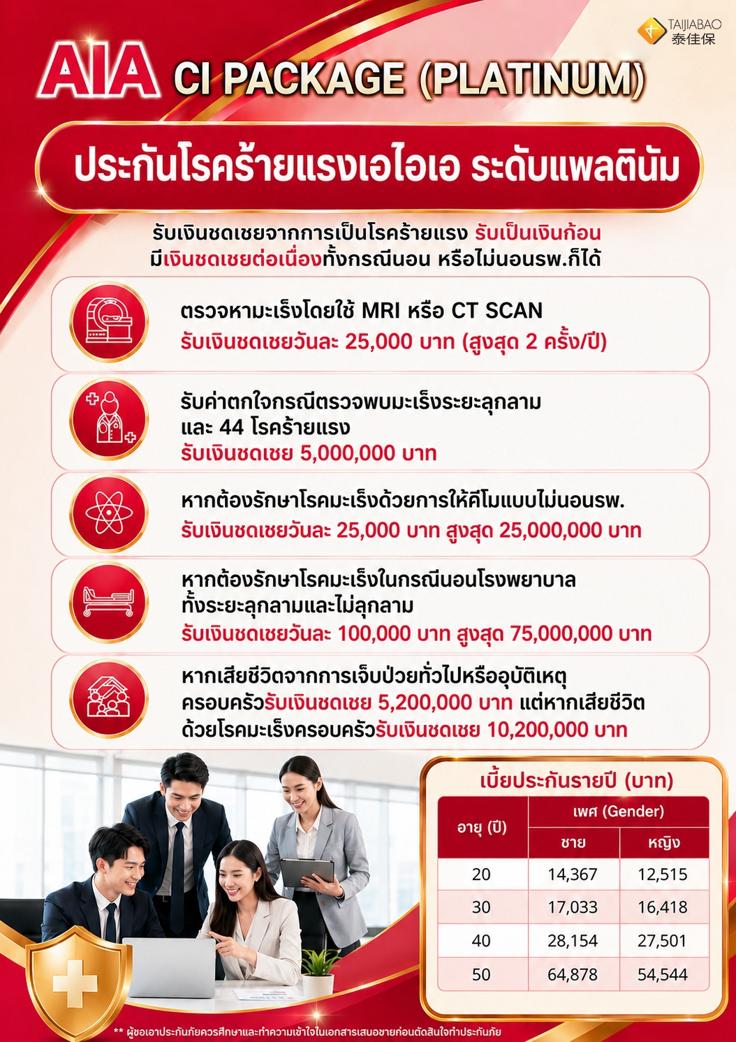 ภาพรวมแบบแผน ระดับแพลตินัม